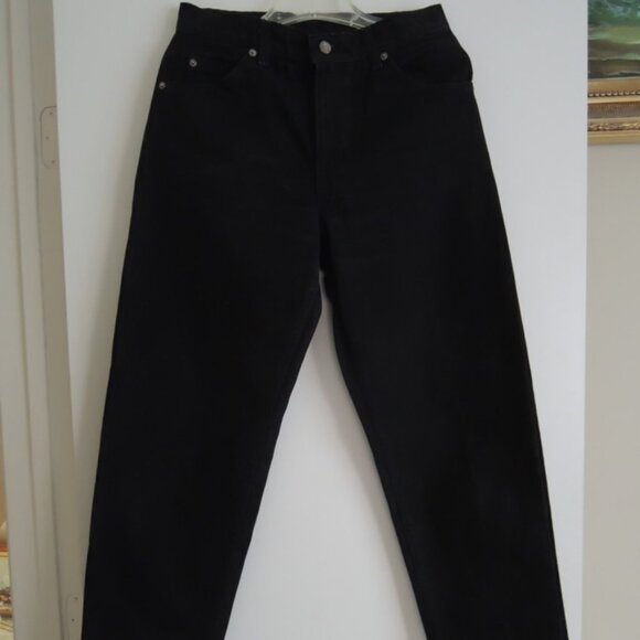 Mens Jeans 30x32 Levis Original Riveted 550 Jean Unisex Black Straight Leg Pants